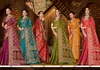 Nushrat Vol 3 By Saroj Organza Copper Designer Sarees Wholesale Market In Surat With Price
